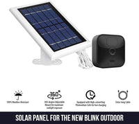 1 x RAW Customer Returns Wasserstein Solar Panel with 13.1 ft 4 m Cable with 2W 5V Charging Compatible ONLY with Blink Outdoor, Blink Outdoor 3rd Gen Blink XT2 Blink XT White, 2-Pack  - RRP €71.44