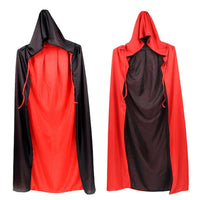 18 x Brand New YAWMLYE Carnival Children s Vampire Cape Costume - Carnival Costumes Black Red Double-Sided Cape with Hood Wizard Children s Costume 120 cm long  - RRP €142.38