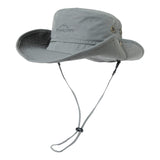 16 x RAW Customer Returns Comhats Men s Sun Hat UV Protection Outdoor Fishing Hat Bucket Safari Foldable Hiking Hat Unisex Summer Bush Hat Hiking Wide Boonie Garden Hat Waterproof Light Gray M L - RRP €435.52