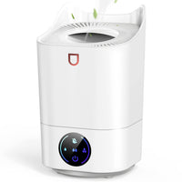 1 x RAW Customer Returns Humidifier ultrasonic chamber, 4-stage jet adjustment 38dB silencer humidifier, diffuser for essential oils, 4L can be filled from the top, white - RRP €24.0