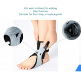 1 x RAW Customer Returns ANGGREK Foot Drop Orthosis Support, Breathable Ankle Stabilizer Pain Reduce Foot Drop Orthosis Support Portable Foot Drop Brace XL Right Foot  - RRP €37.12