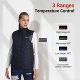 2 x Brand New Electric Heated Jacket with 17 Heated Zones, Heated Vest for Men Women 3 Temperature Levels, USB Charging Outdoor Jacket, Heated Clothing for Hiking S Black - RRP €45.6