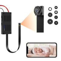 1 x RAW Customer Returns Mini Camera, 1080P Video Recorder Portable Small IP Camera P2P Wireless with Motion Sensor, App Control for IOS and Android MULTI-WAY - RRP €49.99