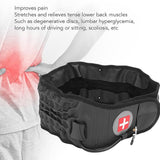 1 x RAW Customer Returns Decompression belt, decompression belt back, inflatable lumbar belt, inflatable, one size fits 29-49 waist, with extension strap and pump for lower back pain relief black  - RRP €37.12