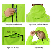 1 x RAW Customer Returns BALEAF Cycling Jacket Men s Rain Jacket Waterproof Breathable Hiking Jacket Windbreaker Outdoor Jackets Lightweight Windbreaker Trekking Rain Jacket Cycling Jacket Fluorescent Yellow L - RRP €59.14