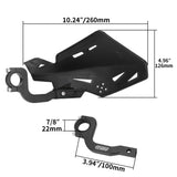 1 x RAW Customer Returns JIAYAN 7 8 22mm Dirt Bike Handguards, Handlebar Hand Guards Protector with CNC Mount Pair for Motocross ATV SX SXF EXC XCW KLX KX LTR TRX Black  - RRP €18.14