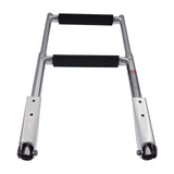 1 x RAW Customer Returns KAOLALI Telescopic Boarding Ladder Stainless Steel Foldable 2 3 4 Steps for Boat Yacht Ship Load Capacity 150kg 2 Steps  - RRP €48.99