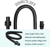 1 x RAW Customer Returns Sup Pump Adapter Kit, Inflatable Boat Sup Pump Air Hose with 7 Air Valve Nozzles Electric Sup Air Pump Accessories Spare Parts for Inflatable Stand Up Paddle Board Inflatable Boats Tent Pool - RRP €33.45