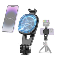 1 x RAW Customer Returns ULANZI Cell Phone Holder Tripod Magnetic, Cell Phone Tripod Mount for Camera Tripod, 360 Rotation Cell Phone Tripod Adapter, Smartphone Tripod Adapter for iPhone 14 13 12 - RRP €29.99