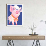 3 x Brand New Ginfonr 5D Diamond Painting Pink Pig Full Kit,Diamond Painting Animal by Number Kits Full Drill Painting with Diamonds Arts Wall Decor 30 40cm - RRP €68.4