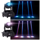 1 x RAW Customer Returns UKing 2pcs LED Moving Heads RGBW Beam dmx512 light effect No LED spotlight light 11 13 CH LED party light music controlled for DJ disco light club bar stage lighting - RRP €163.36