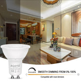 1 x RAW Customer Returns AGOTD GU10 LED dimmable 7W lamps 230V. e.g. 50W MR16 halogen lamps, 560LM, GU 10 spotlight warm white LED 3000k, smooth dimming, no flicker, no noise, LED light source, 38 degrees, pack of 6 - RRP €28.22