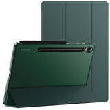 1 x RAW Customer Returns JETech Case for Samsung Galaxy Tab S9 11 Inch, Translucent Back TPU Three-Fold Stand Protective Tablet Protective Case, Support S Pen Charging, Auto Wake Sleep Night Green  - RRP €9.06