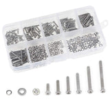 10 x Brand New AGGER 360pcs M2 M3 M4 Phillips Pan Head Screws Bolt Nut Lock Washers Assortment Kit, 304 Stainless Steel M2  - RRP €240.0