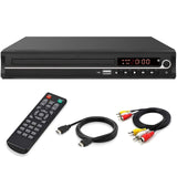 1 x RAW Customer Returns VATI DVD Player for Smart TV, Support 1080P Full HD with HDMI Cable, Remote Control, USB Input, Region, Free Home DVD Players - RRP €32.99