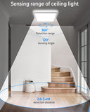 1 x RAW Customer Returns Peasur LED ceiling light with motion detector, 20W 5000K flat LED lamp with motion detector inside, 22cm modern ceiling lamp motion sensor for stair lighting, balcony, storage room, basement, hallway, garage - RRP €19.99