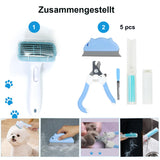 14 x Brand New Dog brush for long hair and short hair, cat brush, cleaning dog comb cat comb, cat brush animal care products for hair removal for pets, large brush combination set blue  - RRP €252.0