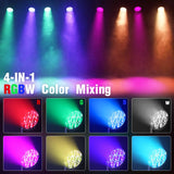 1 x RAW Customer Returns BETOPPER Moving Heads 350W Disco Lights - Moving Head LED 7x40W RGBW Beam Wash Zoom CTO Bee Eye Effect - Spot Lights for Stage Lighting with Sound Activation for Party, Club, Bar, and Home - RRP €341.99