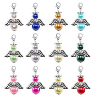 1 x RAW Customer Returns Trsnzul Angel Craft Bead Set 20 Sets Wedding Baptism Pendant Bead Angel Craft Set Set for 20 Bead Angel Guardian Angel Bead Angel Pendant for DIY Angel Pendant Key Ring Guest Gift - RRP €10.02