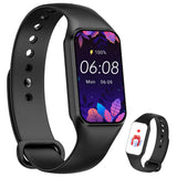 1 x RAW Customer Returns IOWODO Smartwatch Women Men Oximeter Heart Rate Sleep Pedometer Smartwatch with Notification, SpO2, Waterproof IP68 for Android IOS Black Purple  - RRP €26.39