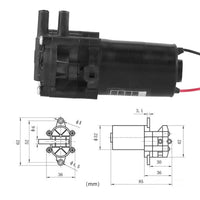 1 x RAW Customer Returns 12V Gear Water Pump Self-Priming Water Pump High Efficiency Water Pumps with DC Gear Pump - RRP €20.92