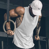 1 x RAW Customer Returns COOFANDY Tank Top Bodybuilding Men Workout Gym Sleeveless Muscle Shirts T-Shirt, White Black 2 Pack L - RRP €27.2