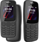 1 x RAW Customer Returns Nokia 106 All Carrier 4GB Dual SIM 2018 Dark Grey with LED Flashlight FM Radio Big Button Phone - RRP €28.08