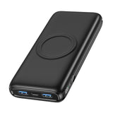 4 x RAW Customer Returns FEELLE Wireless Power Bank 27000mAh 22.5W Fast Charging PD QC 3.0 External Battery with LED Display 4 Outputs Wireless Portable Charger for Smartphones Tablets more Black  - RRP €119.96