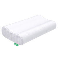 1 x RAW Customer Returns UTTU Memory Cervical Pillow, Pillow and Fresh, Ergonomic Neck and Cervical Memory Foam Bed Pillow, Adjustable Height, Removable and Washable Soft Bamboo Pillowcase - RRP €45.24