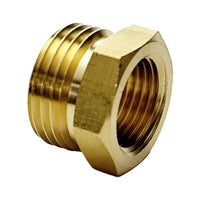 1 x RAW Customer Returns XNTONG - Reduction 3 4 to 1 2, brass reducer threaded fitting 3 4 inch male to 1 2 inch female pipe adapter, to reducing nipple for industry, trade and household - RRP €26.4