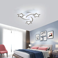 1 x RAW Customer Returns Goeco Bedroom Ceiling Light, Children s Chandelier, Modern LED Ceiling Lamp 40W 4500LM for Bedroom, Diameter 54cm Cool White 6500K - RRP €49.98