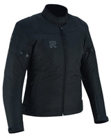 1 x RAW Customer Returns RS Raxus Women s Motorcycle Jacket for Winter Waterproof Jacket with CE Approved Protections XXL, Black  - RRP €86.42