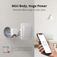 1 x RAW Customer Returns SONOFF ZBMINI ZigBee DIY Smart Switch, Connects the Zigbee Hub or SmartThings Hub to control all connected devices via the SmartThing APP - RRP €14.27