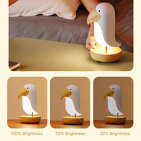 1 x RAW Customer Returns NIUAWASA Bedside Lamp Bluetooth Speaker, LED Cute Bird Night Light, Touch Lamp Breathing Light Rechargeable Dimmable for Children s Room Bedroom Living Room and Office - RRP €31.25