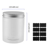 1 x RAW Customer Returns ZEONHEI 16pcs 500ml Plastic Jars with Aluminum Lids, 500ml Transparent Food Storage Containers with Stickers, Empty Food Storage Containers for Candy, Nuts, Beads, Crafts - RRP €20.4