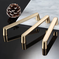 1 x RAW Customer Returns AITITAN 10 pieces handles furniture cabinet handles gold - kitchen handles 160 mm hole spacing handles for kitchen cabinets, door handles gold and furniture handles brass - RRP €35.95