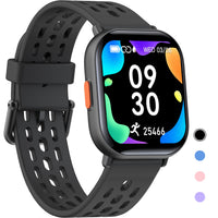 1 x RAW Customer Returns Kids smart watch for boys and girls, IP68 waterproof fitness activity tracker watch, heart rate sleep monitor, 8 sports modes, pedometer, alarm clock, children s gifts for teenagers from 6 years old - RRP €39.5