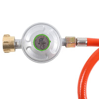 1 x RAW Customer Returns TAINO gas pressure regulator gas pressure reducer gas regulator gas grill with hose - RRP €12.0