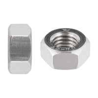 1 x RAW Customer Returns Hexagonal nuts M10 standard version DIN 934 ISO 4032 stainless steel nuts screw nuts A2 V2A rustproof M10 10 pieces - RRP €8.05