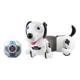 1 x RAW Customer Returns Silverlit YCOO 88586 ROBO DACKEL R by, remote controlled robot dog, toy dog for children, reacts to movements, gets his ball, follow me function, 35 cm, white, from 5 years - RRP €35.28