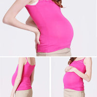 1 x RAW Customer Returns Ejoyous Fake Pregnancy Belly Fake Pregnant Belly Artificial Silicone Pregnant Woman Belly Photography Props Cosplay Costumes with 2 Shoulder Straps 2-4 Months  - RRP €97.09