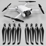 2 x RAW Customer Returns Master Airscrew Stealth Propeller compatible with DJI Mini 3 Pro Mini 4 Pro - Black, 4 propellers in a set - RRP €29.6