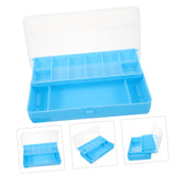 1 x Brand New VANZACK Fishing Lure Box Fishing Organizer Box Clear Organizer Box Plastic Organizer Box Pp Multiple Grids Fishing Tackle Cases Lure Storage Box Container Tackle Box - RRP €20.4