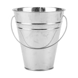 1 x RAW Customer Returns NAMYEUT Pack of 10 galvanized metal buckets with handle, tin bucket, mini zinc bucket, metal round zinc bucket, small for flower pot, sweets, party and wedding decoration, garden table decoration - RRP €18.14