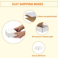 1 x RAW Customer Returns HORLIMER Pack of 50 Cardboard Boxes with Lid for Package Shipping, 10.2x10.2x5.1cm White Cardboard Gift Boxes, Packaging Boxes for Small Businesses - RRP €22.99