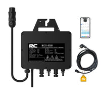 1 x RAW Customer Returns RC Micro Inverter 800W, Solar Inverter MPPT Micro Solar Grid Tie Inverter Converter with Mobile Phone WiFi Monitoring System, Black - RRP €147.92