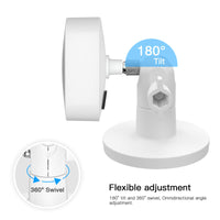 1 x RAW Customer Returns Huafly Magnetic Wall Mount for Blink, BECEMURU Stability, ABS, 360 Swivel, Mounting Kit for Blink XT XT2, Blink Mini Smart Security Camera White  - RRP €17.99