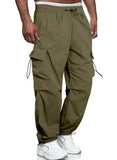 1 x RAW Customer Returns Meilicloth Men s Cargo Pants Baggy Cargo Pants Men Cotton Outdoor Pants Casual Pants Loose Sweatpants Sports Pants Long Loose Fit Pickle Green 38 - RRP €34.99