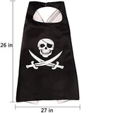 1 x Brand New Halloween Capes with Pirate Eye Patch for Halloween Party Accessories - RRP €20.4