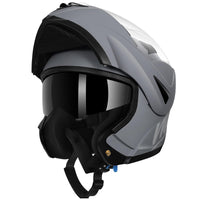 1 x RAW Customer Returns Westt motorcycle helmet men women flip-up helmet jet helmet with chin guard full face helmet scooter helmet motorcycle helmet with ECE DOT certification - RRP €87.49